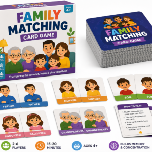 Family Matching Card Game