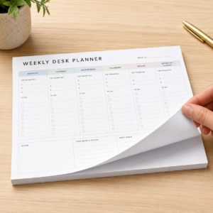 Weekly Desk Planner Pad