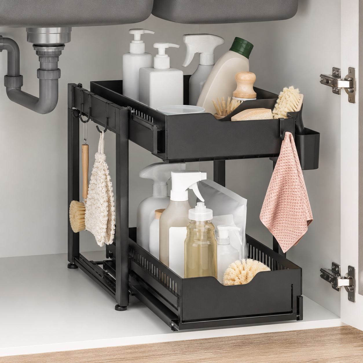 Under-Sink Organizer Rack